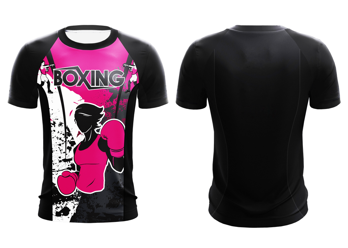 Pink Boxing Tops